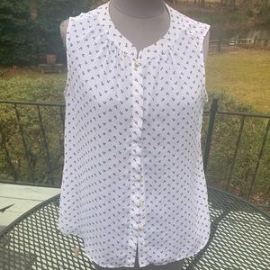 Banana Republic women’s anchor blouse 10P